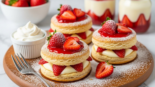 Strawberry Danish with Cream Cheese Recipe