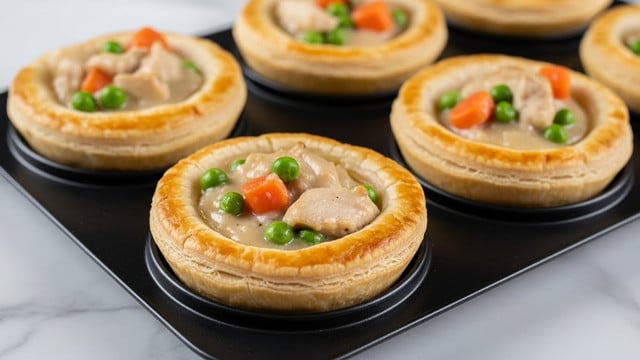 Mini Chicken Pot Pies Recipe