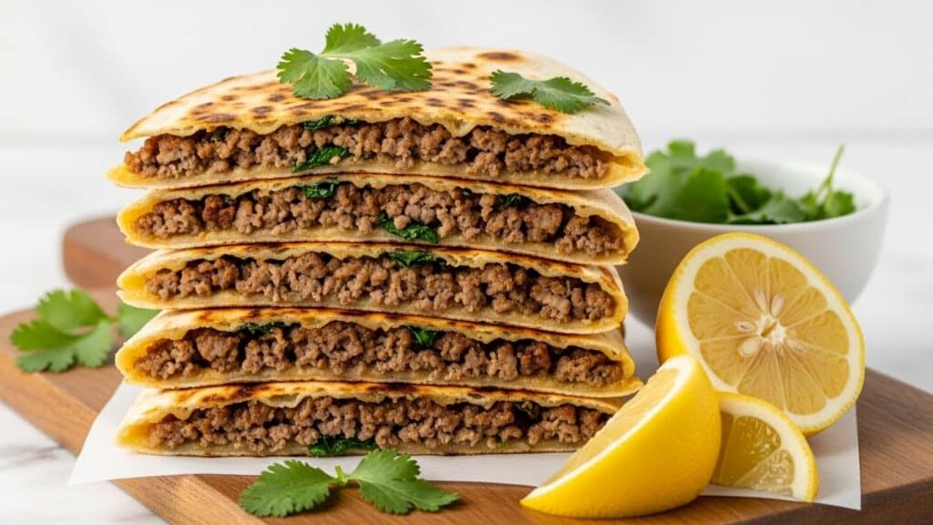 Crispy Lamb Arayes with Whipped Tahini Yogurt Sauce Recipe