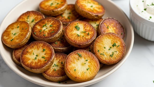 Air Fryer Sliced Potatoes Recipe