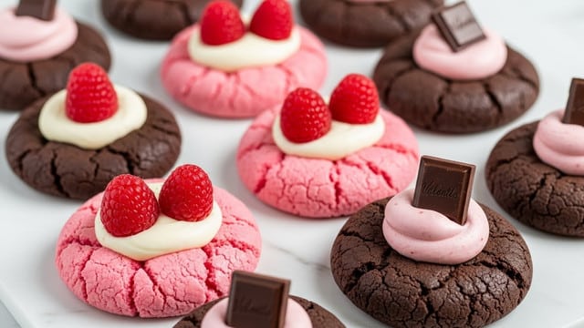 Valentine Ganache Cookies Recipe