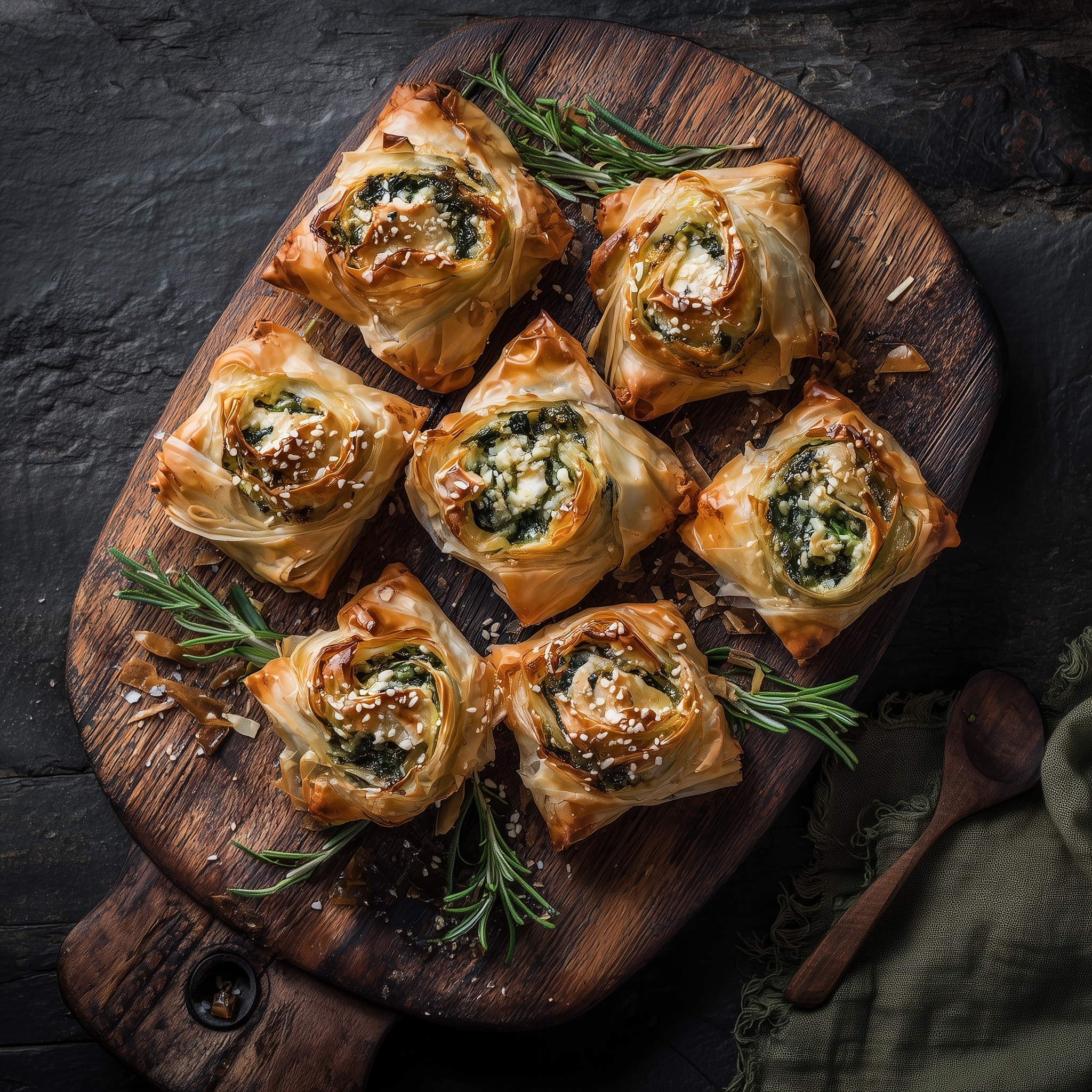 Cheese, Marmite & Spinach Pinwheels Recipe