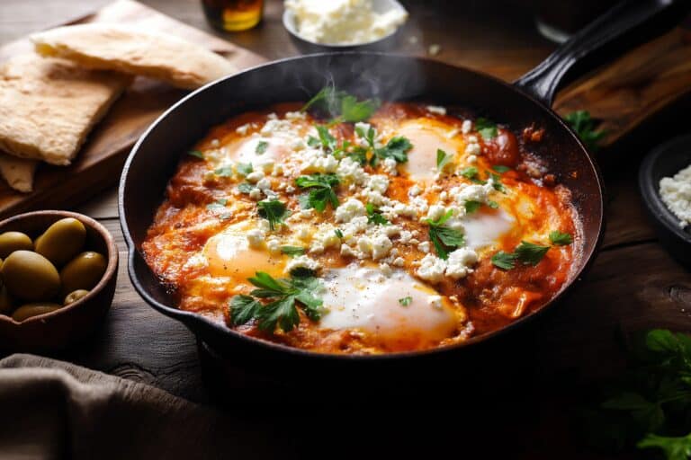 Prepped Turkish Eggs Breakfast Recipe