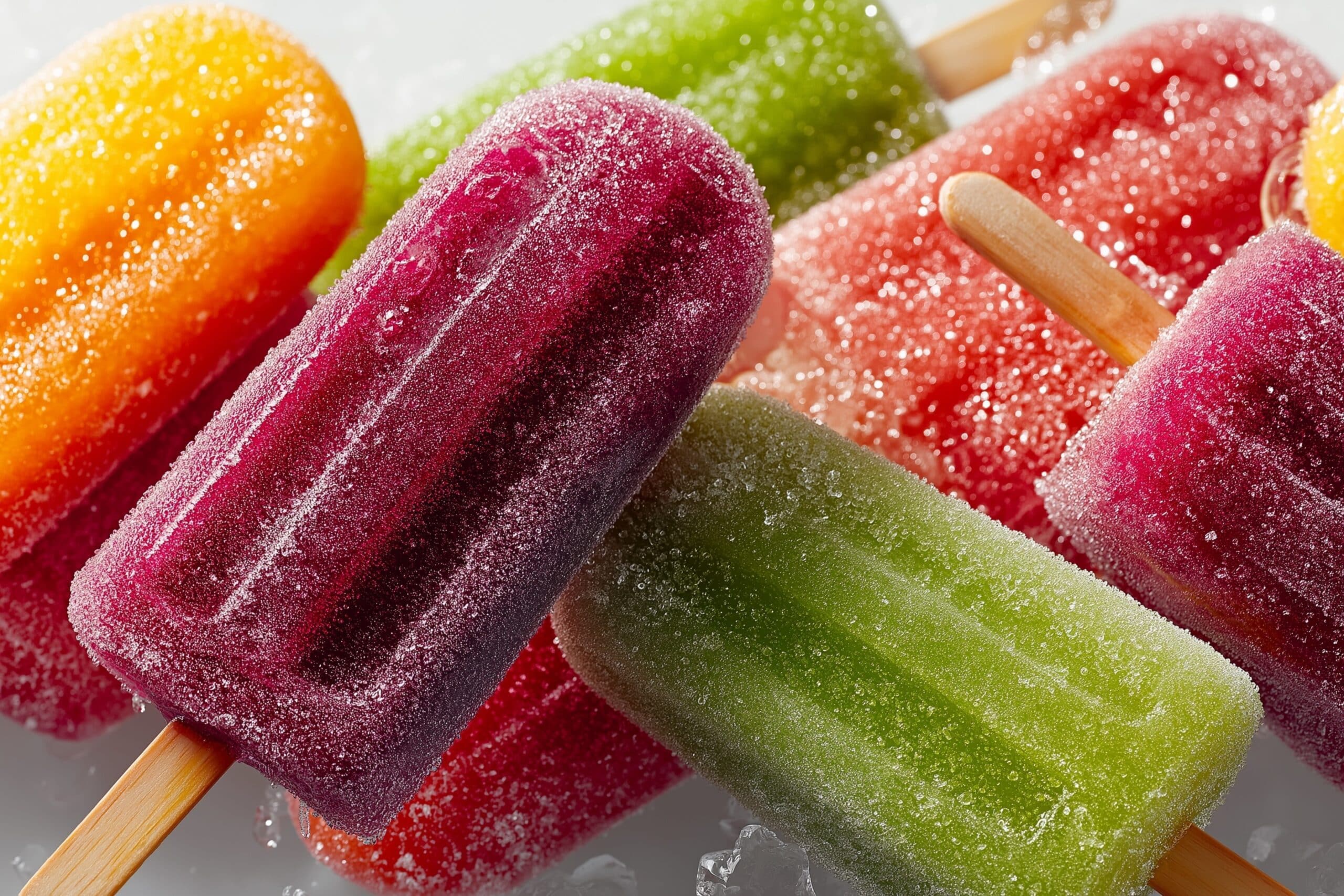 Rainbow Fruit Lollies Recipe - Recipe Image