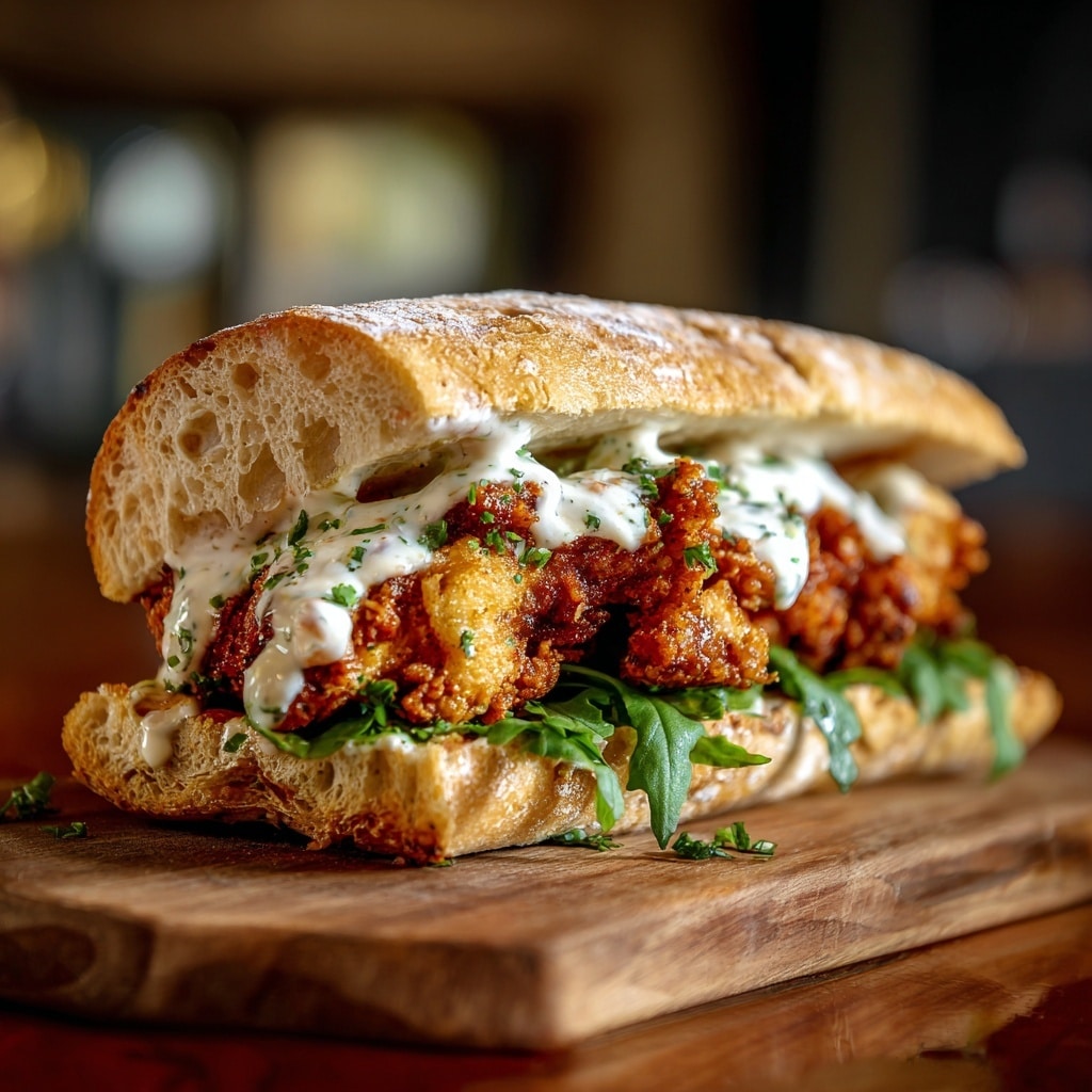 Crispy Chicken Caesar Sandwich Recipe