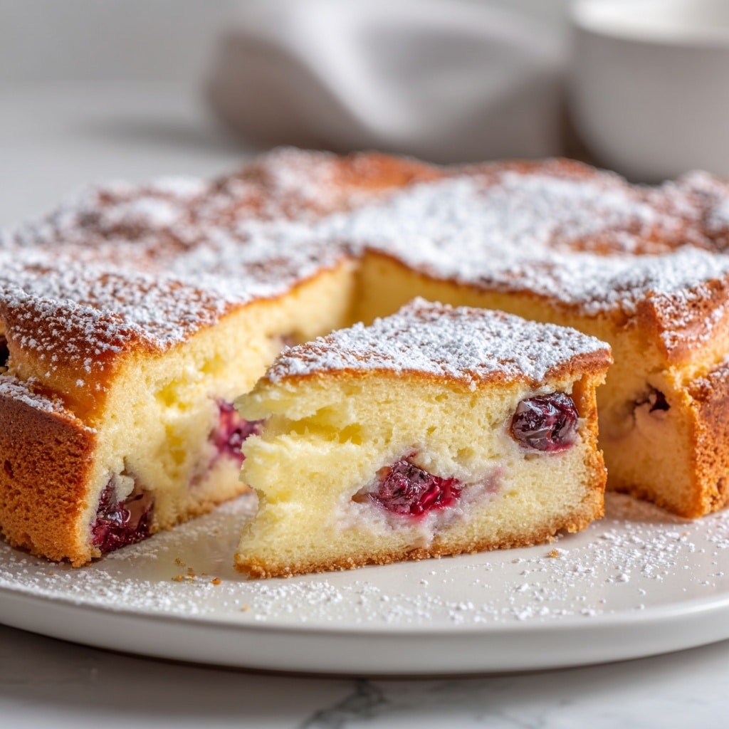 Yogurt Cloud Cake For A Light Dessert Recipe