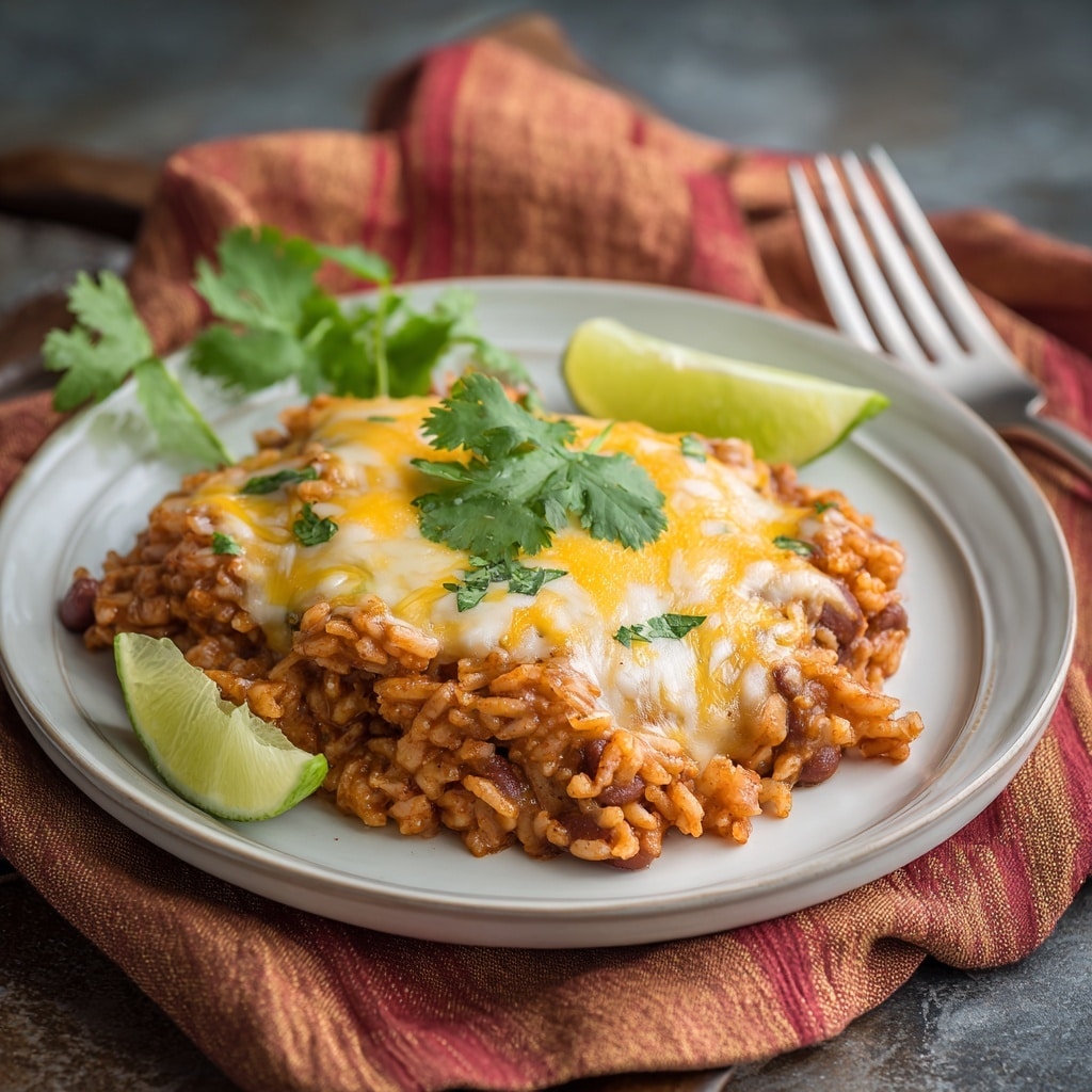 Slow Cooker Cheesy Chicken Taco Rice Recipe - Recipe Image
