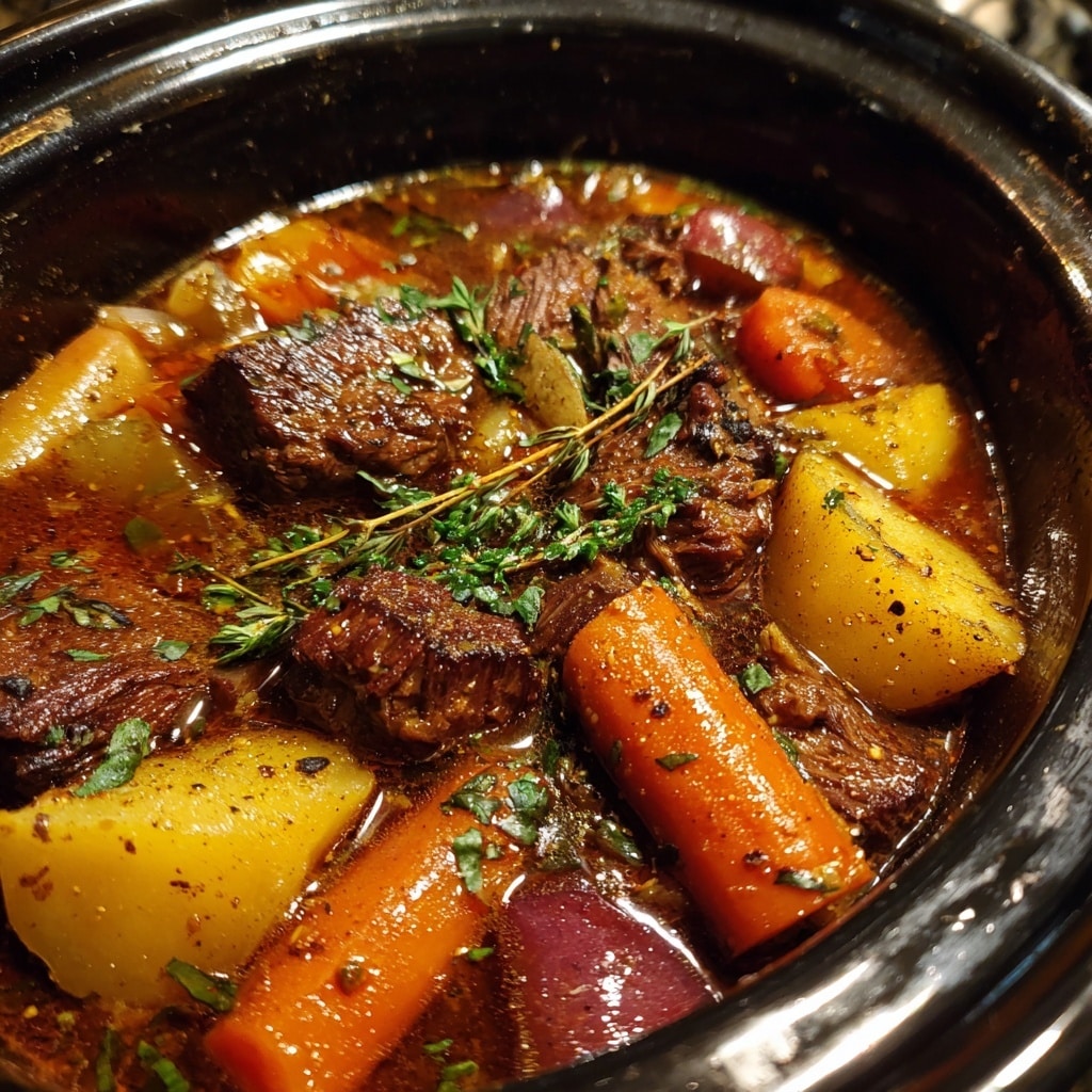 Italian Pot Roast with Gorgonzola Polenta Recipe