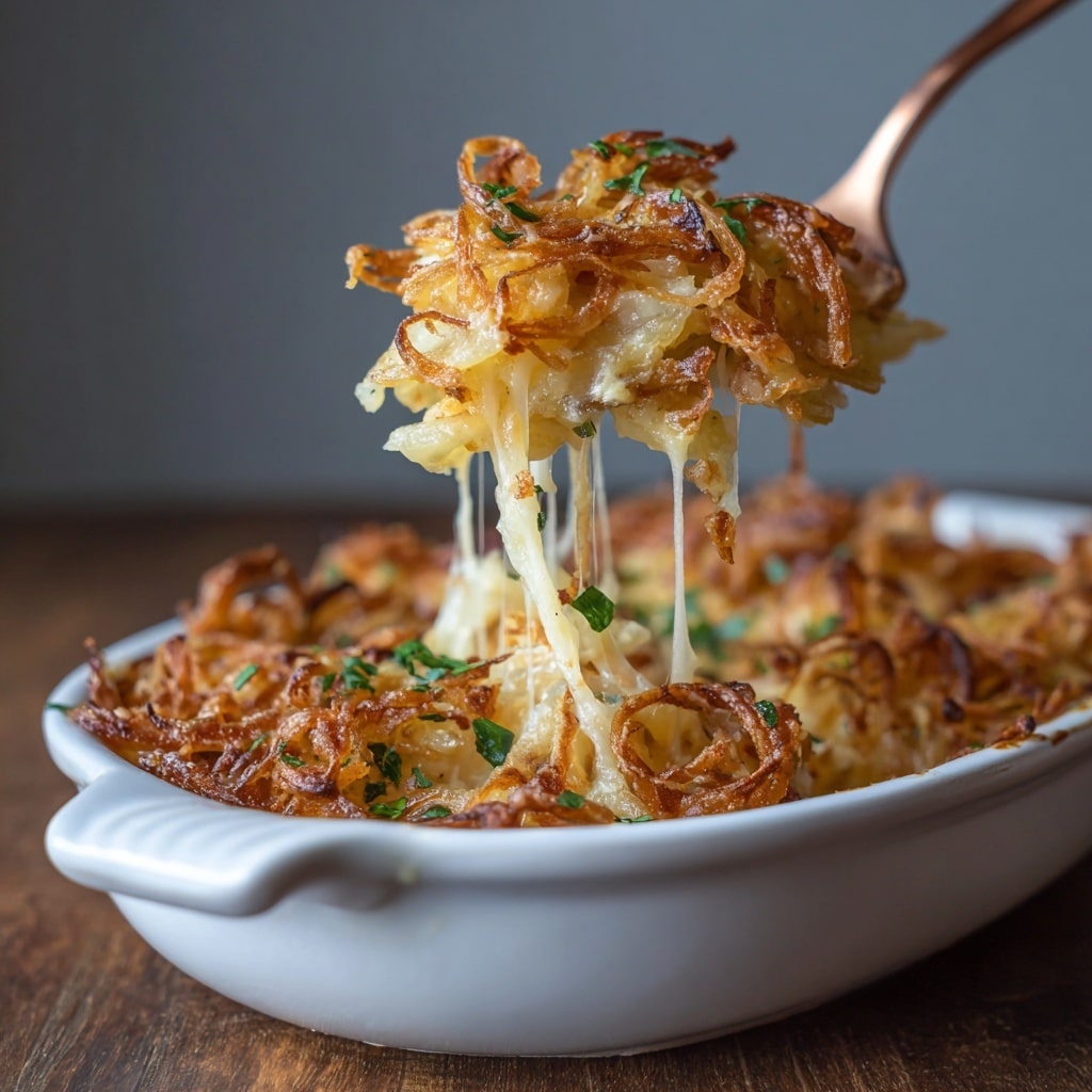 French Onion Funeral Potatoes Recipe