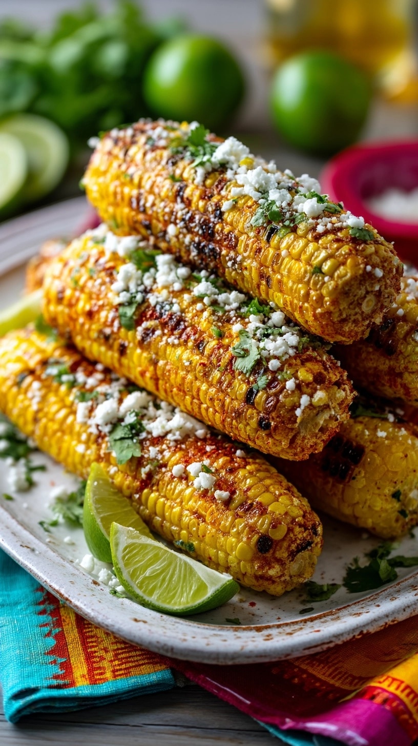 Corn with Chili Lime Butter Recipe - Recipe Image