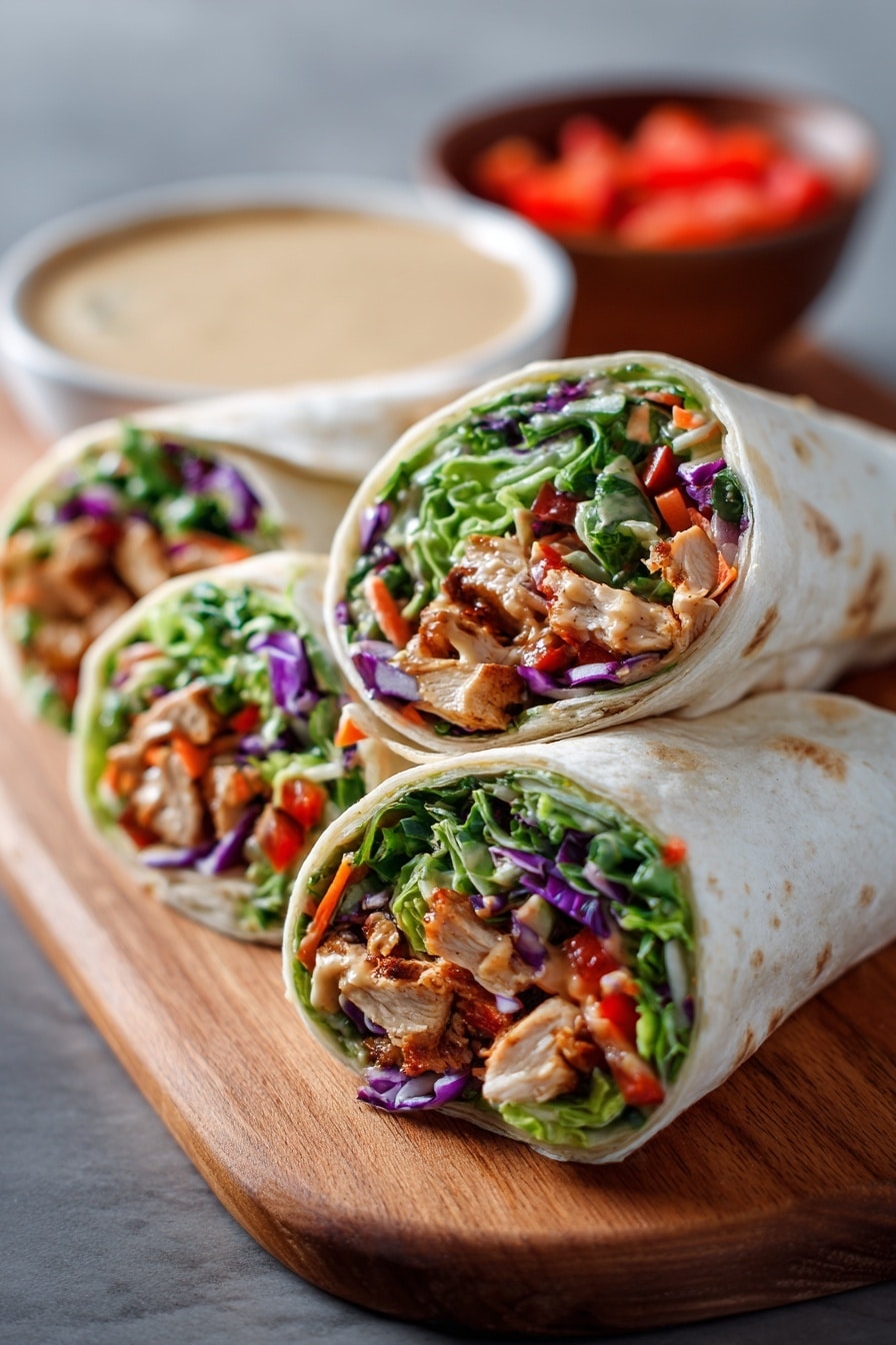 Teriyaki Chicken Wrap Recipe - Recipe Image