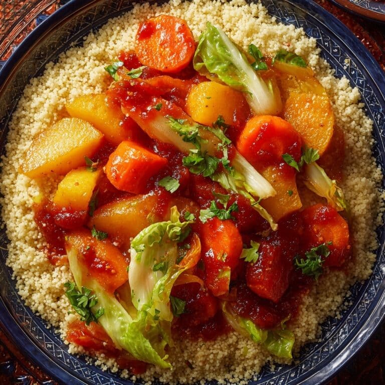 5-a-Day Roasted Chicken Thighs with Vegetable Couscous and Sweet Chili Drizzle Recipe