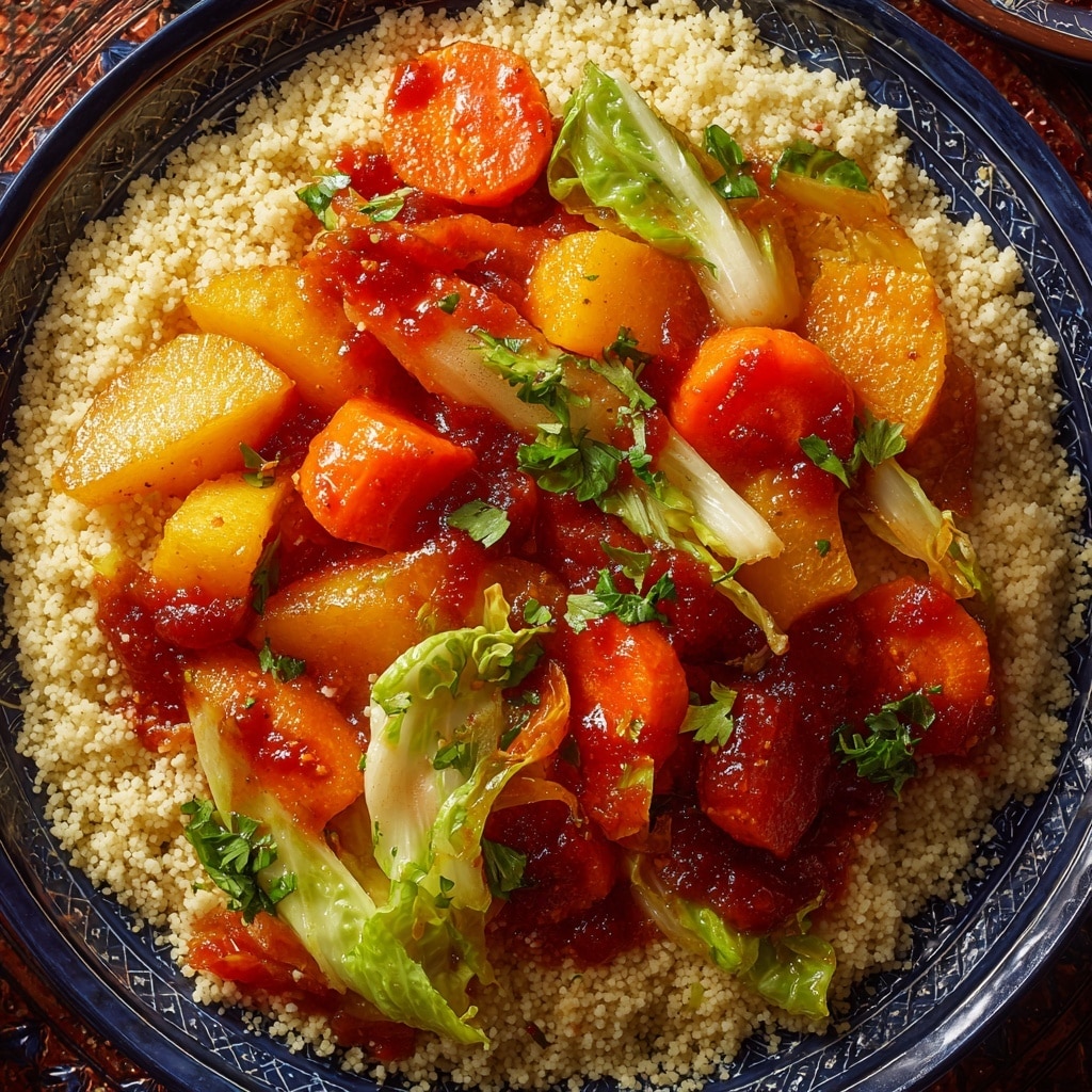 5-a-Day Roasted Chicken Thighs with Vegetable Couscous and Sweet Chili Drizzle Recipe - Recipe Image