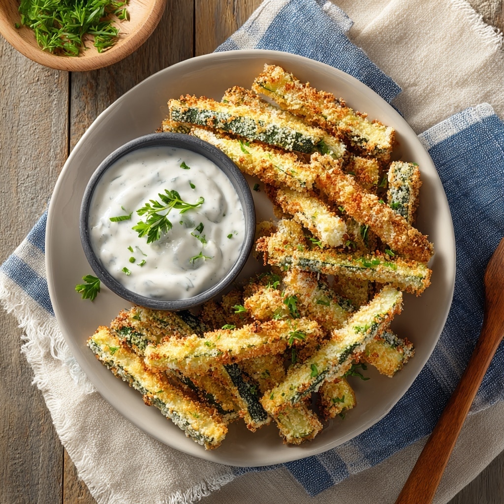 Light Crispy Zucchini Snack Recipe - Recipe Image