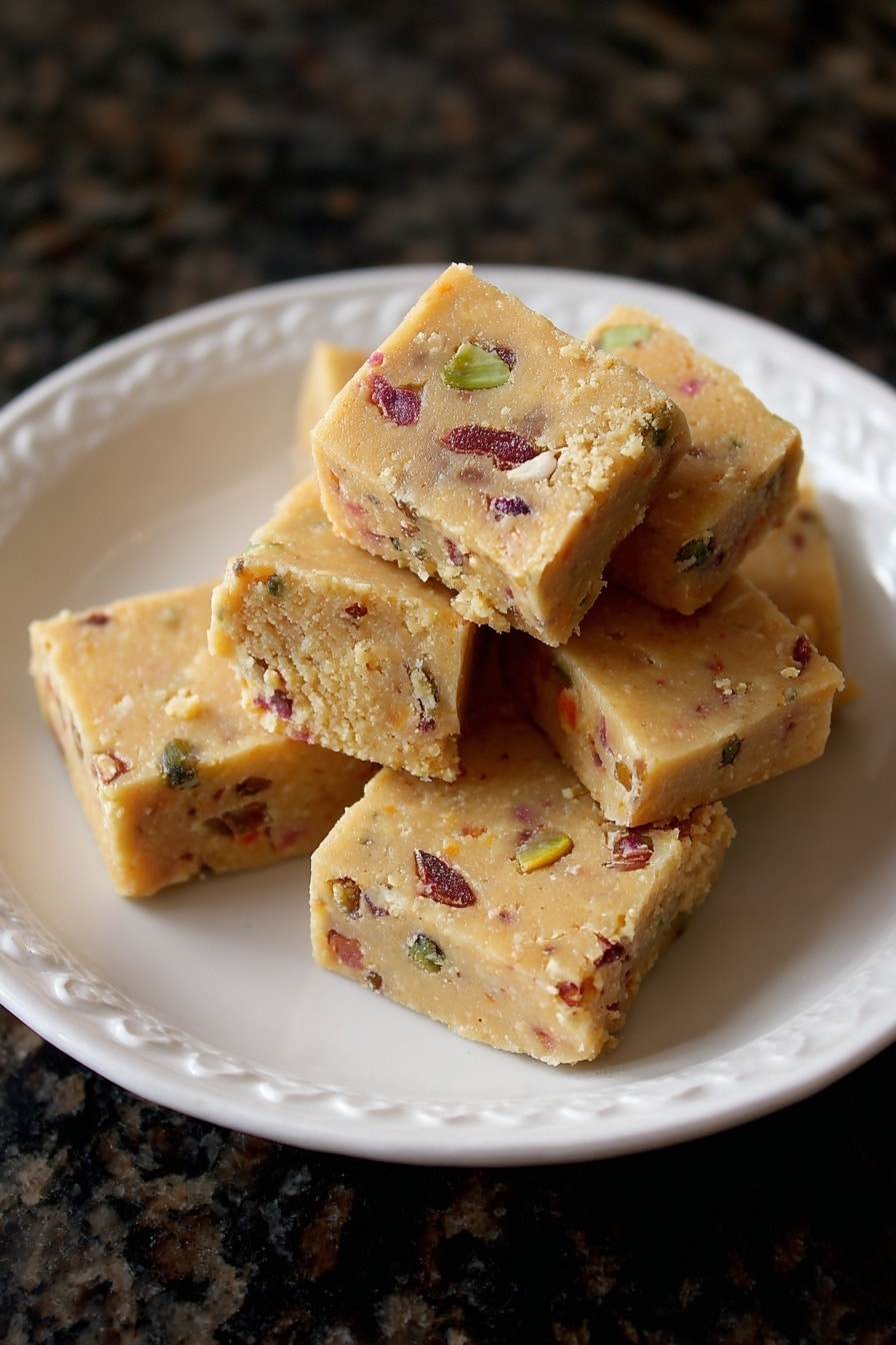 Eggnog Fudge Recipe - Recipe Image