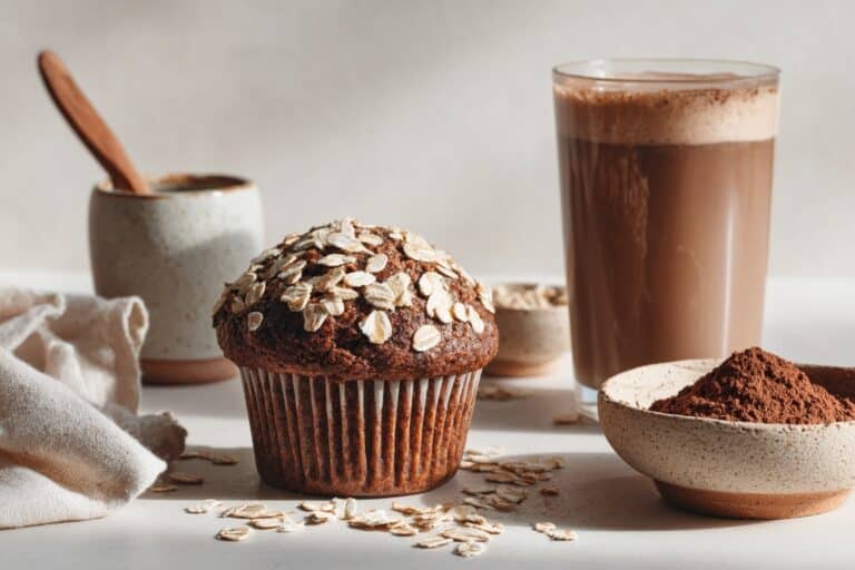 Vegan Double Chocolate Zucchini Muffins Recipe