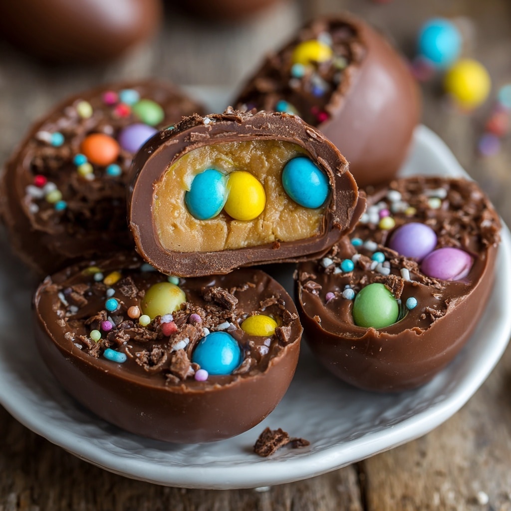 Easter Egg Peanut Butter Candies Recipe - Recipe Image