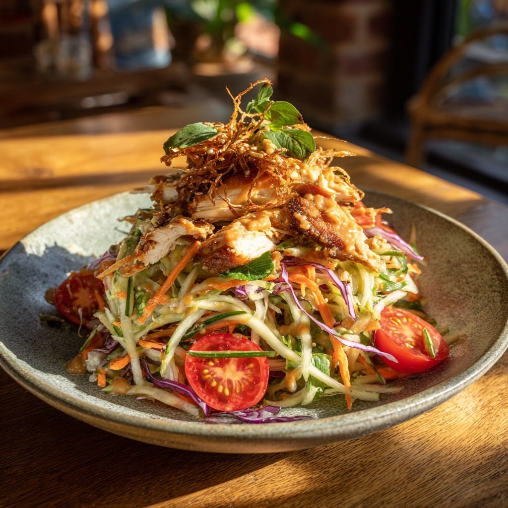 Satay Crispy Rice Salad Recipe - Recipe Image