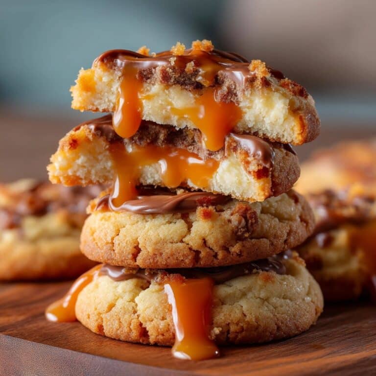 Cheesecake Caramel Cookies Recipe