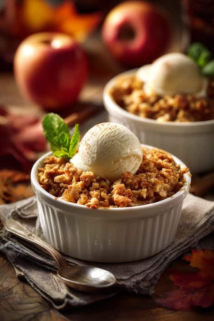 Apple Pie Dip with Cinnamon Sugar Tortilla Chips Recipe