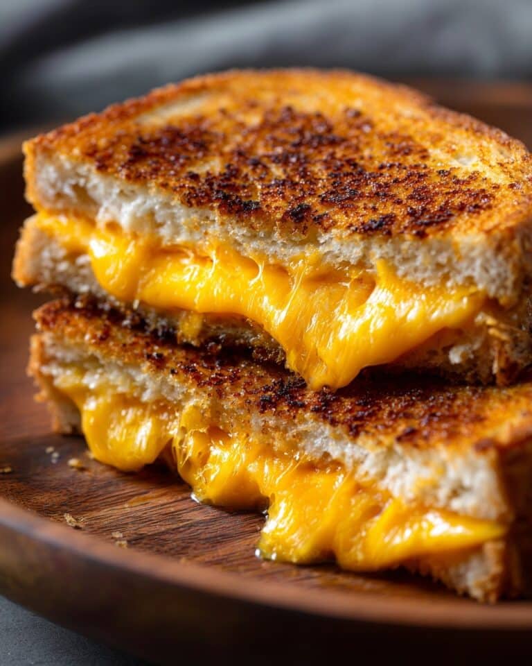 Garlic Butter Mayo Grilled Cheese Recipe