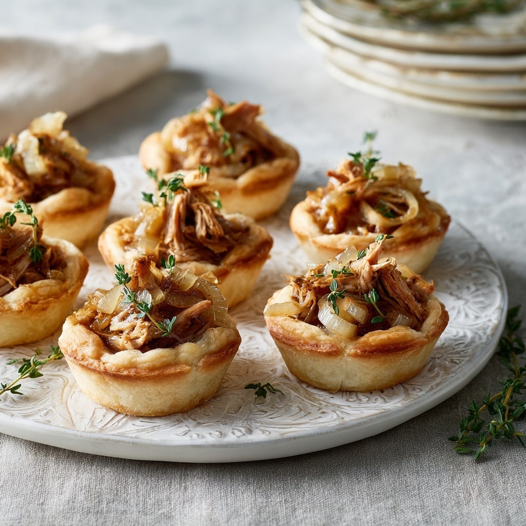 Mini Brie Bites with Crispy Prosciutto, Fig Jam, and Thyme Recipe - Recipe Image