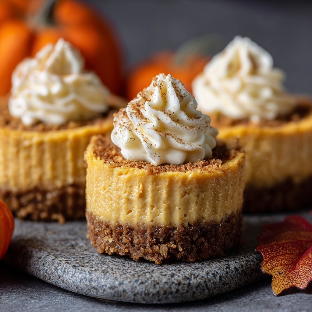 Mini No Bake Pumpkin Cheesecakes Recipe