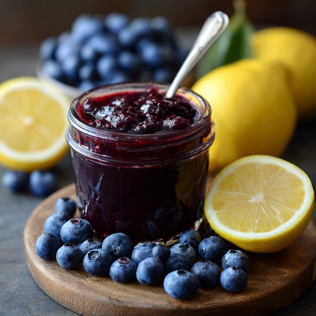 Blueberry Lemon Refrigerator Jam Recipe - Recipe Image