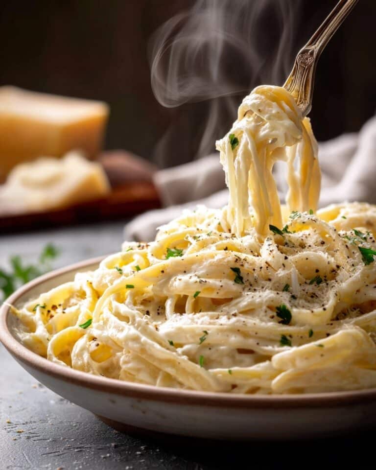 Instant Pot Skinny Fettuccine Alfredo Recipe