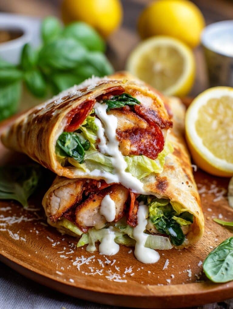 Chicken Caesar Wrap Recipe