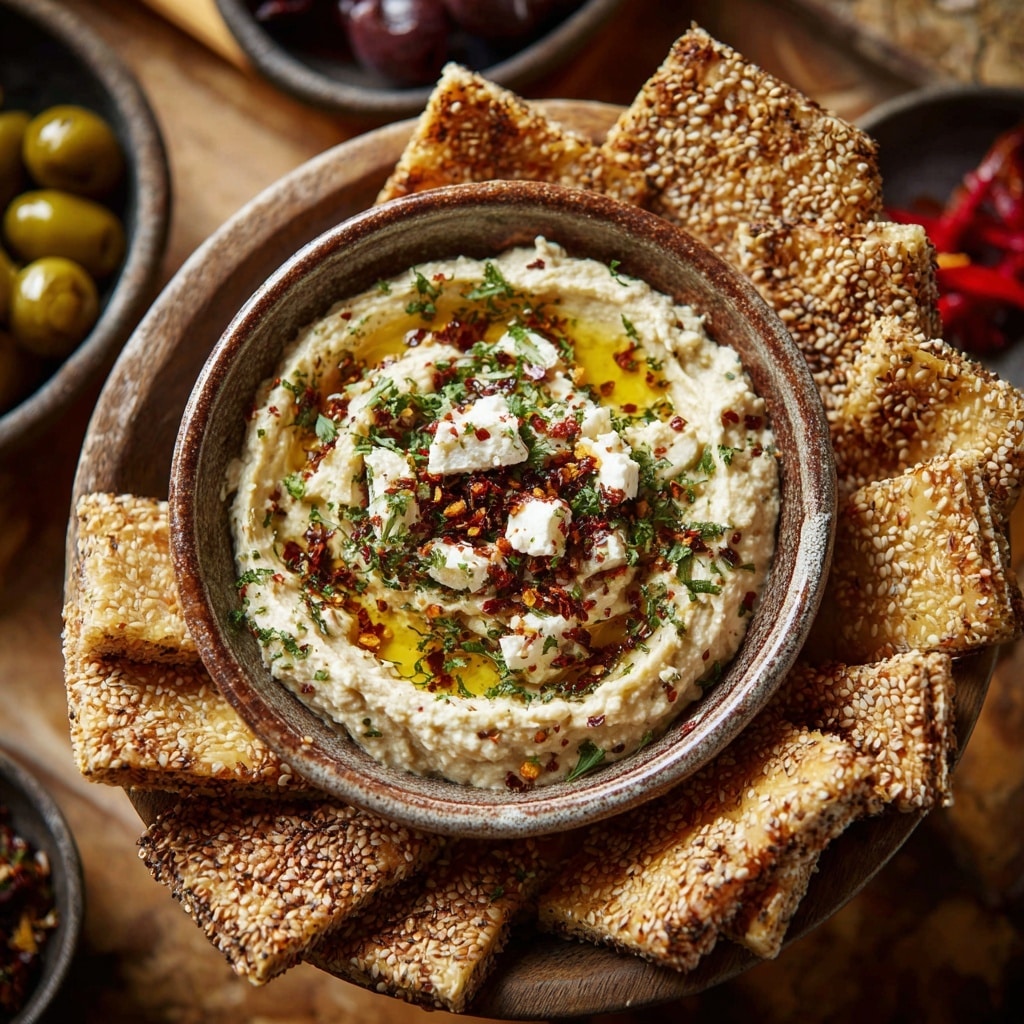 Baked Feta with Sesame and Honey Recipe - Recipe Image