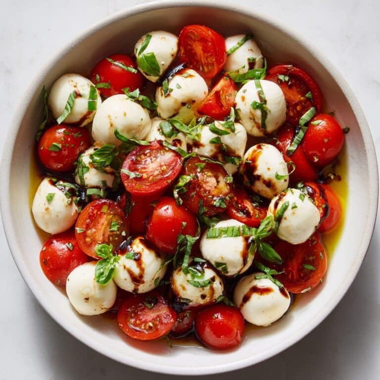 Caprese Dip with Roasted Cherry Tomatoes and Melted Mozzarella Recipe
