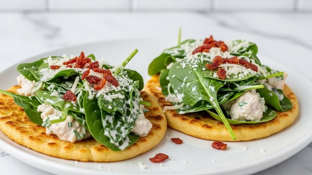 Smash Chicken Caesar Tacos Recipe