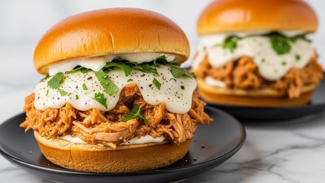 Chicken Alfredo Sloppy Joes Recipe