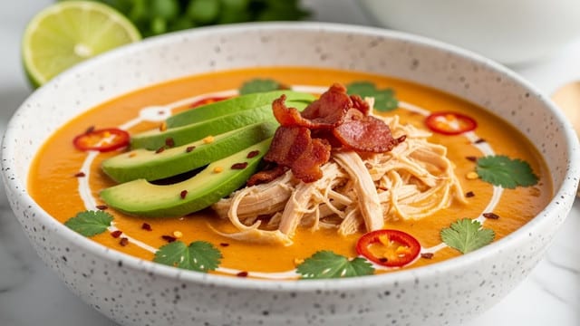 Creamy Chicken Enchilada Soup Recipe