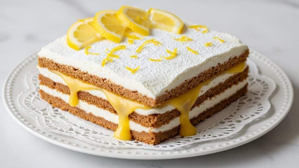 Lemon Icebox Cake Recipe