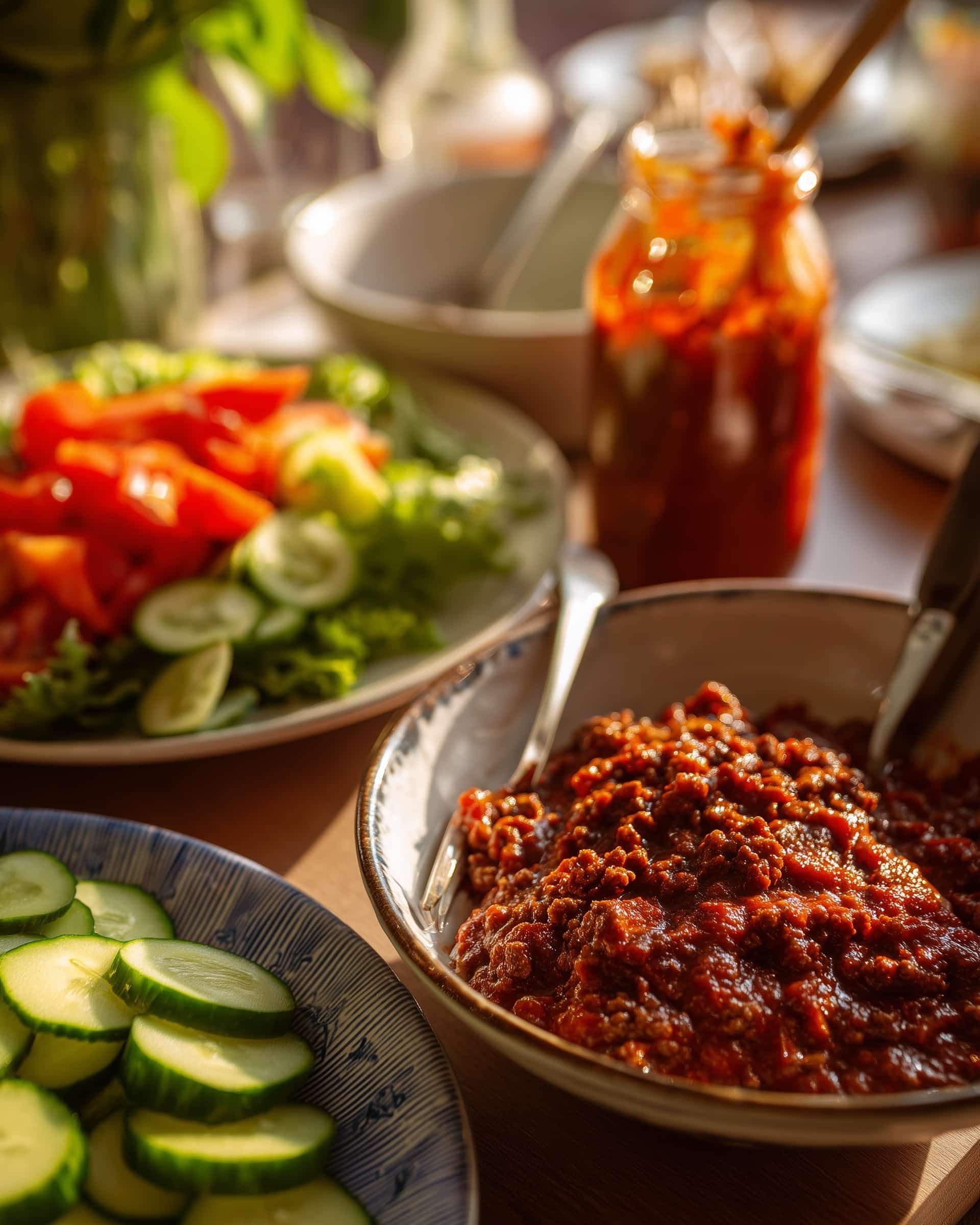 Slow-Simmered Italian Ragu Sauce with Red Wine and Fresh Basil Recipe