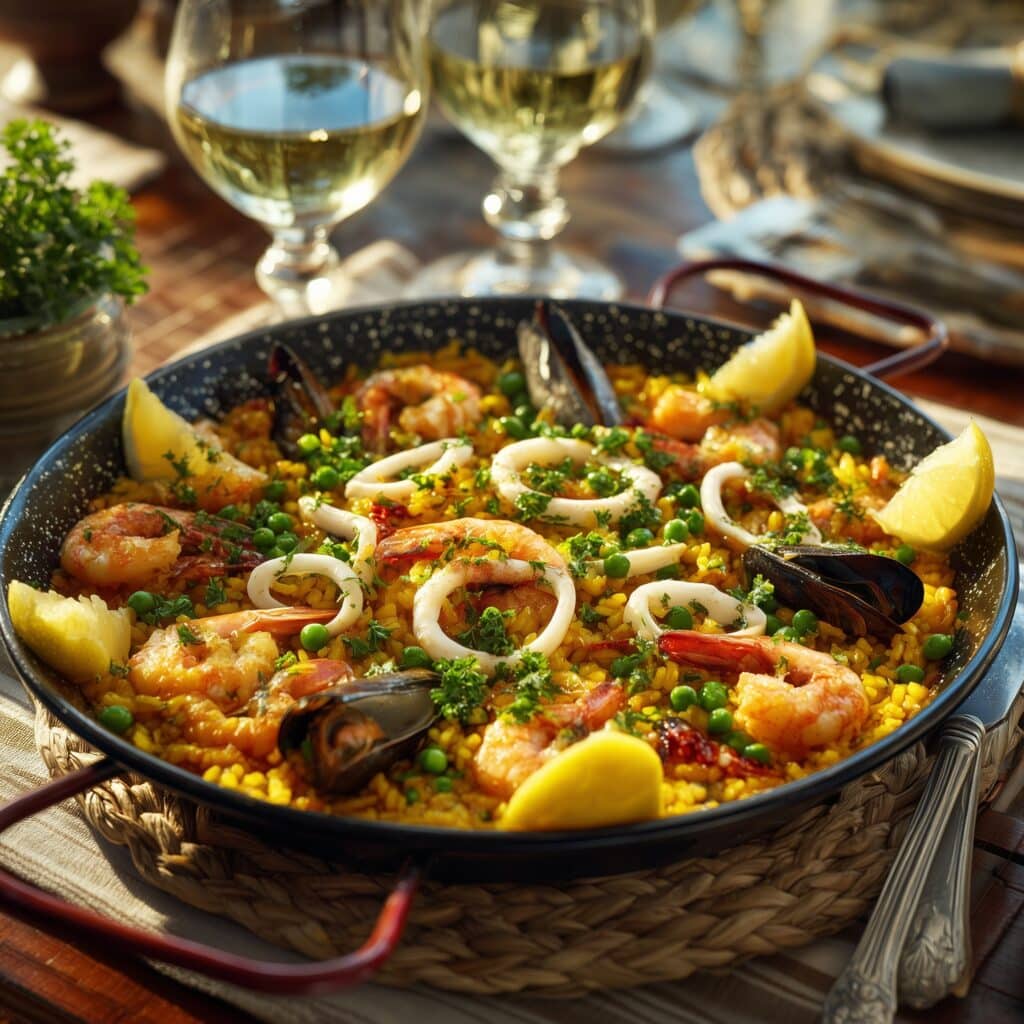 Vegetable Paella (Paella Verdura) Recipe