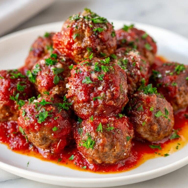 Grandma’s Classic Meatballs in Rich Marinara Sauce Recipe