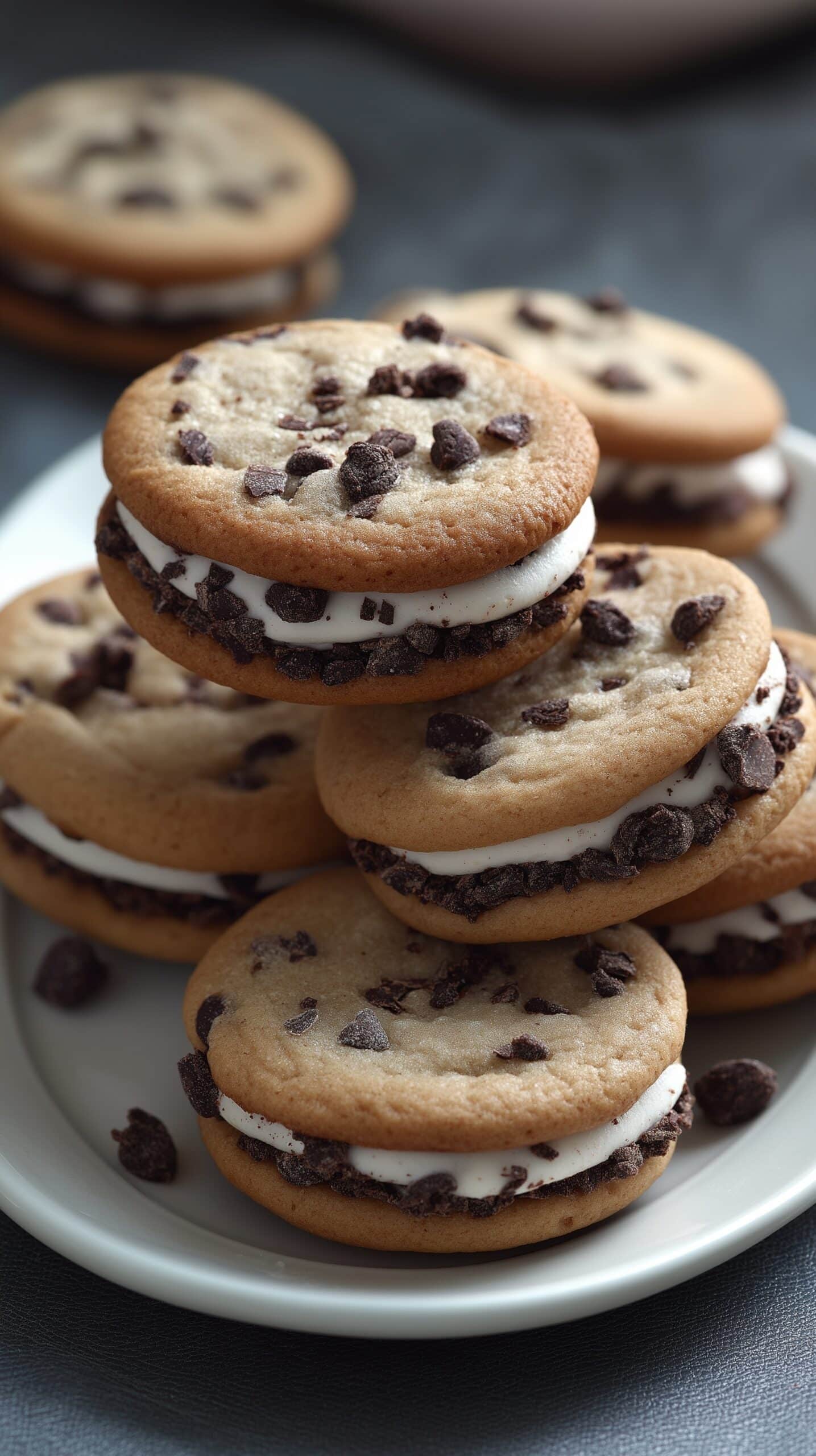 Brownie Cookie Sandwiches with Cookie Dough Buttercream Recipe - Recipe Image