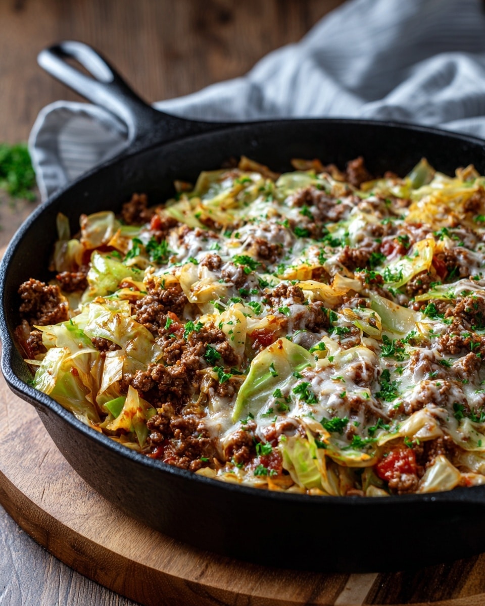 Easy One-Pan Creamy Meat and Potato Skillet Recipe