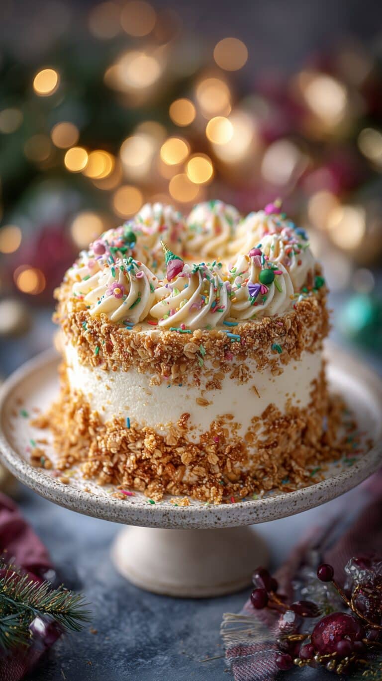 White German Chocolate Cake with Cheesecake Center Recipe