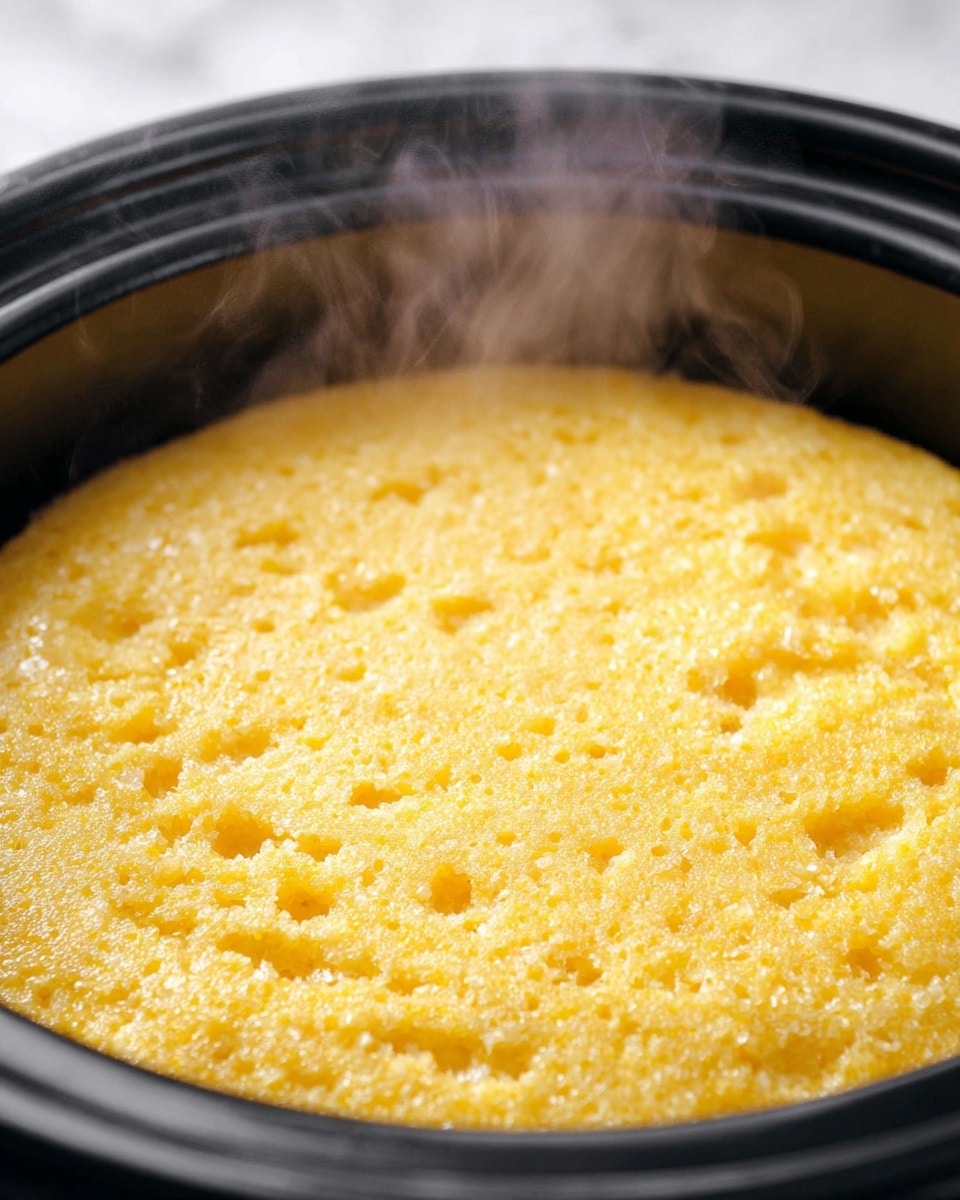 3-Ingredient Slow Cooker Lemon Cake Recipe - Recipe Image