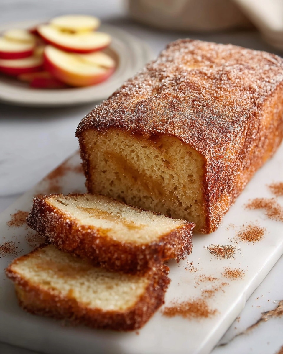Spiced Apple Cider Donut Loaf With A Cinnamon Sugar Crust Recipe - Recipe Image