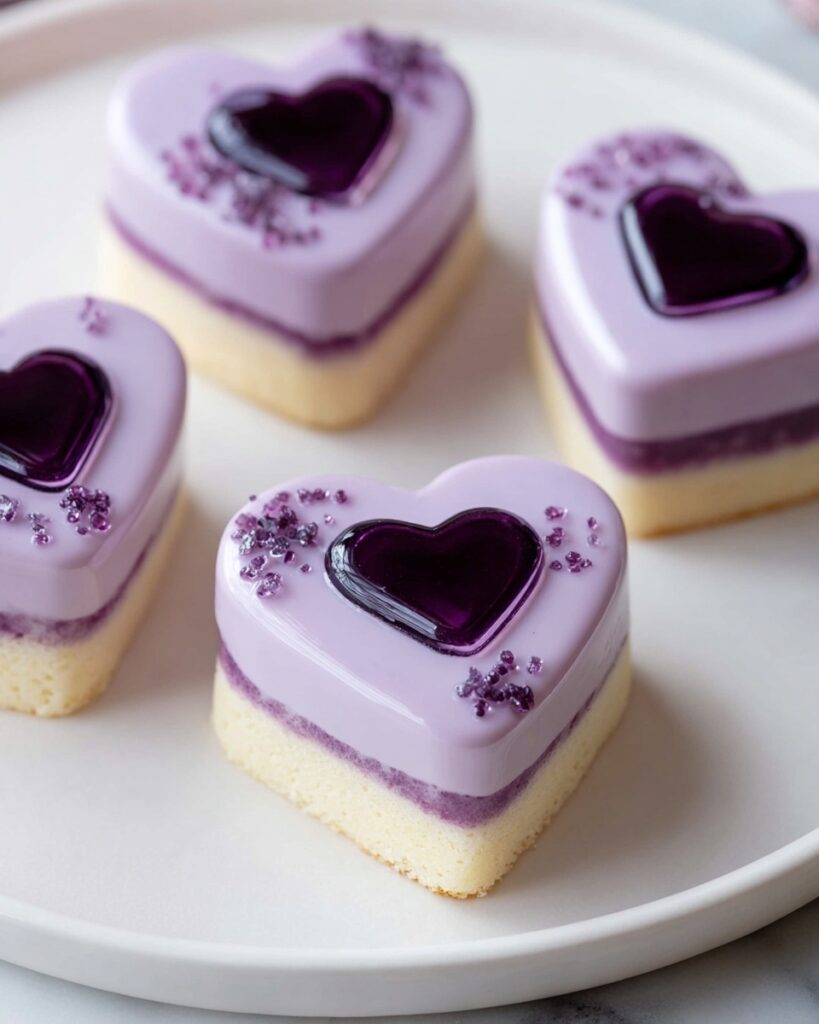 Mini Lavender Blueberry Cakes Recipe