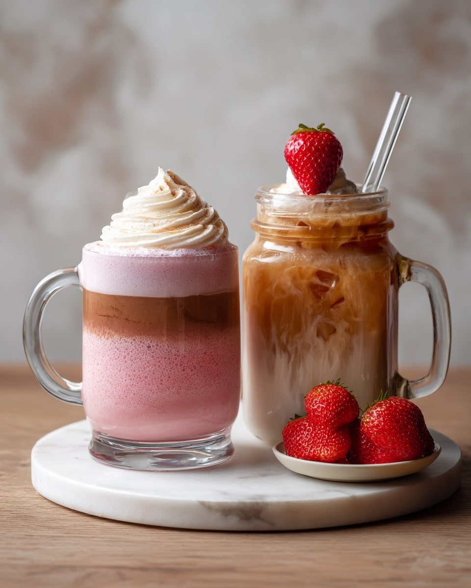 Strawberry Latte Recipe - Recipe Image