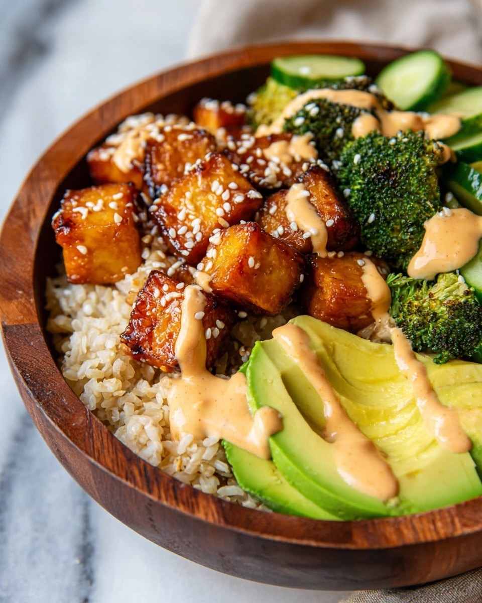 Crispy Bang Bang Salmon Bites Bowls Recipe - Recipe Image