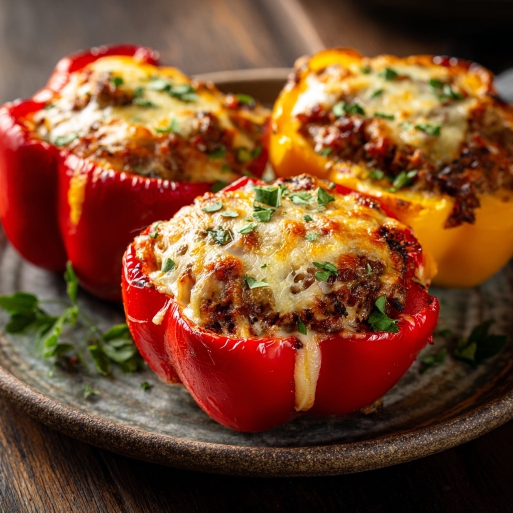 Air Fryer Stuffed Peppers Recipe - Recipe Image