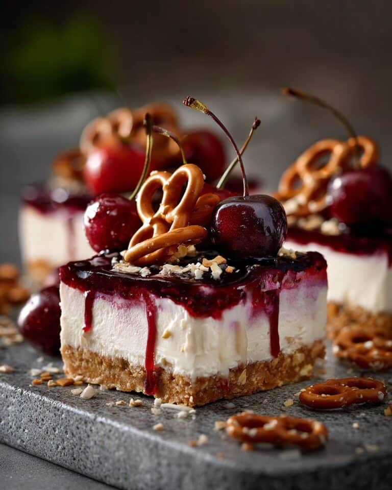 Cherry Cheesecake Brownie Bars Recipe