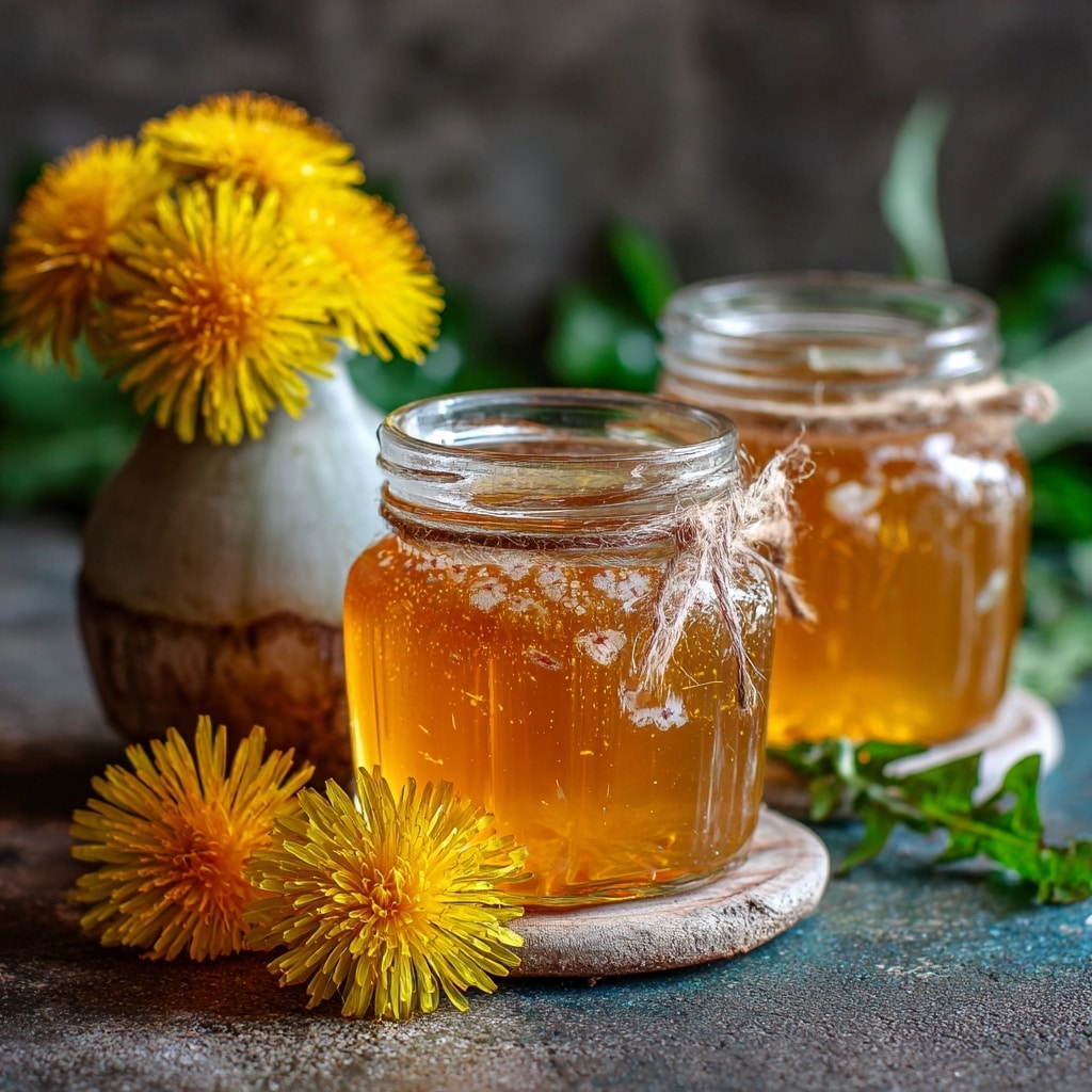 Wild and Delicious Dandelion Jelly Recipe - Recipe Image